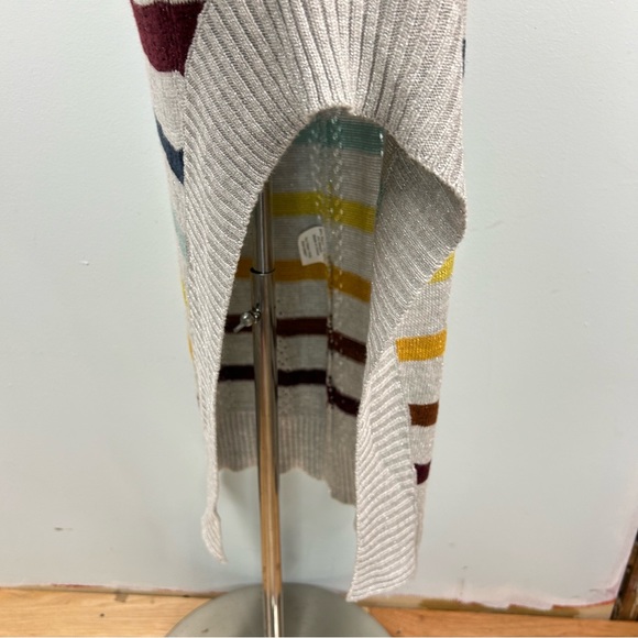 Jen’s Pirate Booty SWALLOWTAIL Gray Maxi Dress Metallic Asymmetrical Sz S - Picture 13 of 13